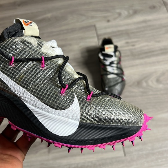 Off White Nike Vapor Street Black Laser Fushsia (6.5) - Picture 8 of 14